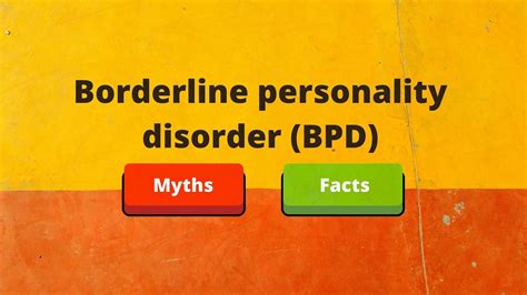 Myths And Facts On Borderline Personality Disorder White Swan Foundation