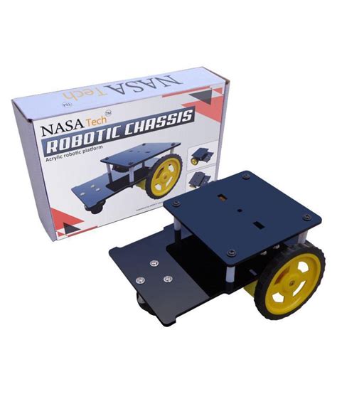 nasa tech multipurpose double layer robotic chassis  motors  wheels ii arduino  iot
