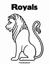 Kansas City Coloring Pages Chiefs Royals Color Getcolorings Library sketch template
