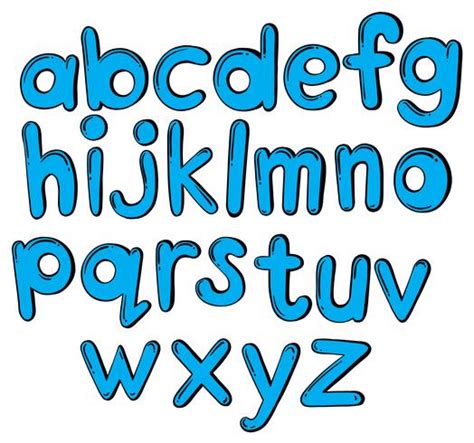 letters   alphabet  blue color  vector art  vecteezy