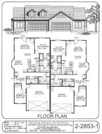 duplex house floor home building plans