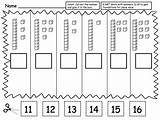 Value Place Math Kindergarten Numbers Worksheets Kids Teen Freebie Preschool Activities Counting Laura Printable Number Teens Unifix Teaching Choose Board sketch template