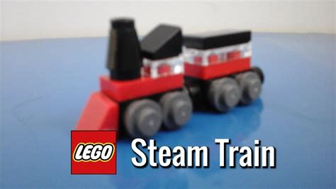build mini lego steam train youtube