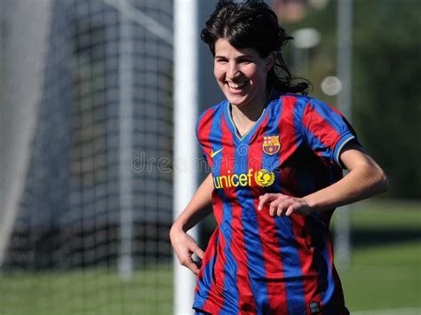 barcelona het spel van het de voetbalteam van vrouwen tegen echte sociedad redactionele