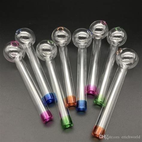 2021 Pyrex Crack Pipe Colorful Glass Oil Burning Pipe High Quality Mini