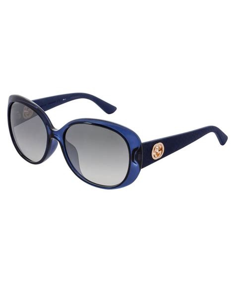 gucci women s 3794fs 58mm sunglasses in blue multi modesens 58mm