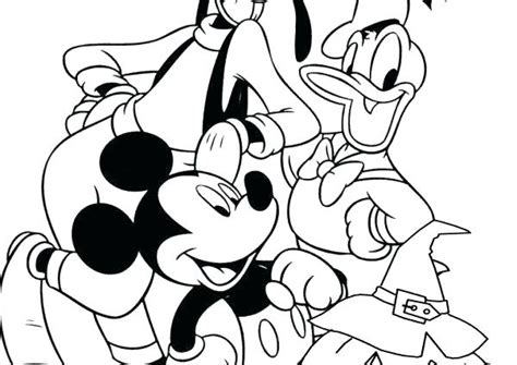 mickey mouse halloween coloring pages  getcoloringscom