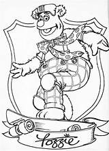 Muppets Muppet Colorare Beaker Trickfilmfiguren Disegno Malvorlage sketch template