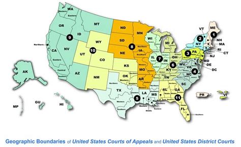 circuit court  appeals map