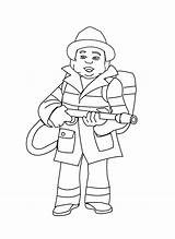 Kids Pages Fireman Coloring Profession Job Printable Jobs Helpers Community Professions Colouring Color Worksheets Sheets People Printables Variety Website Sketch sketch template