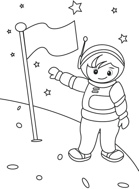 astronaut coloring pages  preschool  getcoloringscom