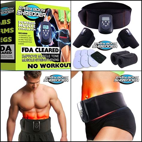 electric ab belt abdominal toning ab vibrate exercise weight muscle