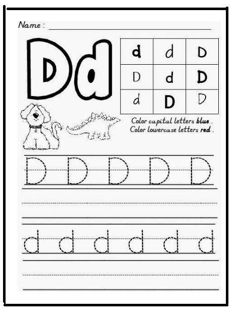 letter  worksheets  preschool  kindergarten preschool