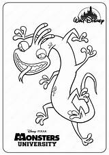 Coloring Pages Monsters Randall Monster Pdf Coloringoo sketch template