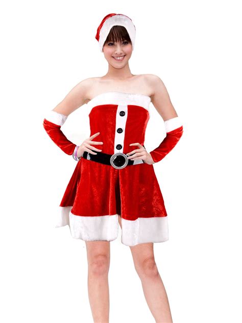 Christmas Outfit Women Ladies Sexy Santa Claus Costume Cosplay Party