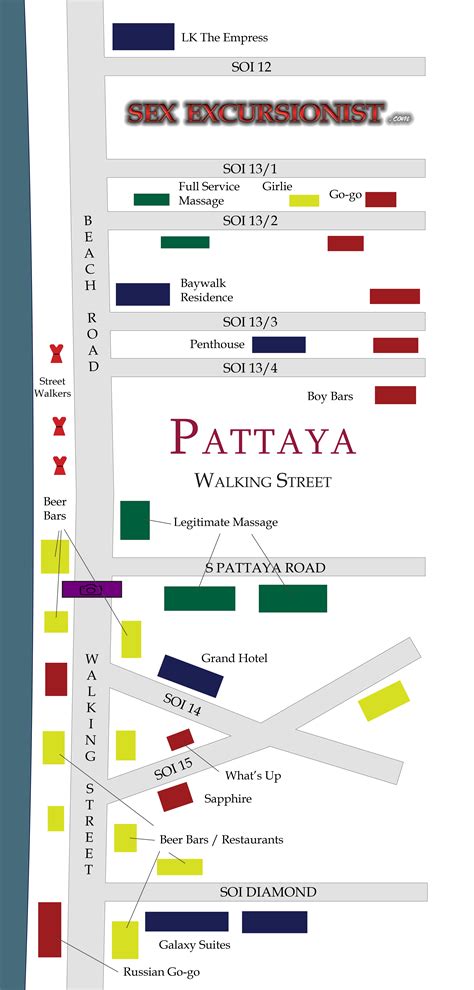 Walking Street Pattaya Guide To Sex Vacation Sex Excursionist