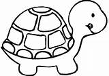 Turtle Coloring Pages Kids Printable Color Colouring Sheets Print Sea Sheet Children Cute Cartoon Toddlers Baby Tortue Preschoolers Colorear Animal sketch template