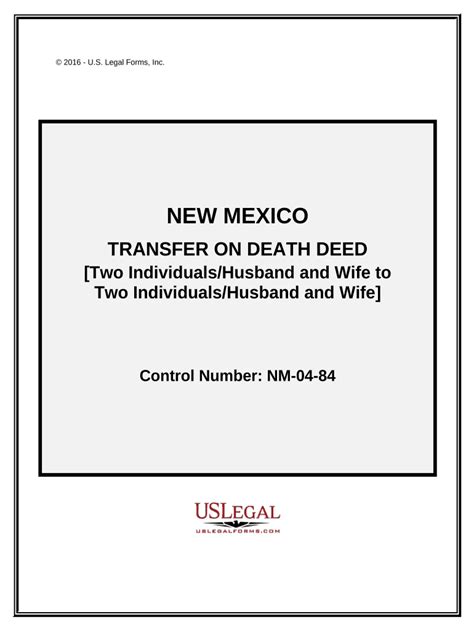 transfer death deed  template pdffiller