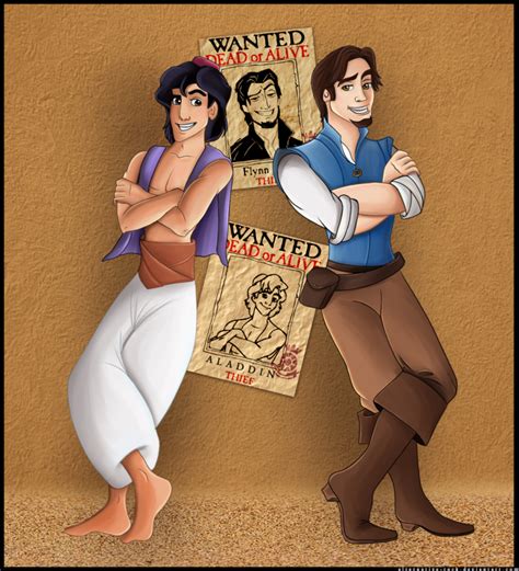 Aladdin And Flynn Disney Crossover Fan Art 22406407 Fanpop
