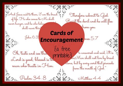printable cards  encouragement