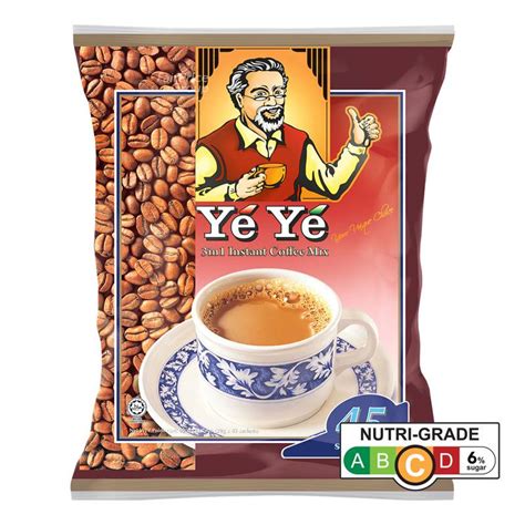 ye ye    instant coffee mix regular ntuc fairprice