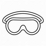 Goggles Protective Eyewear Paintingvalley Spectacles sketch template