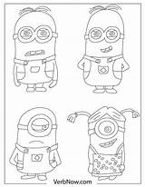 Minions Printable Together sketch template