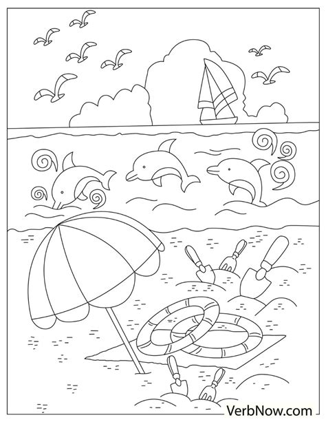summer coloring pages  kids adults  printable summer