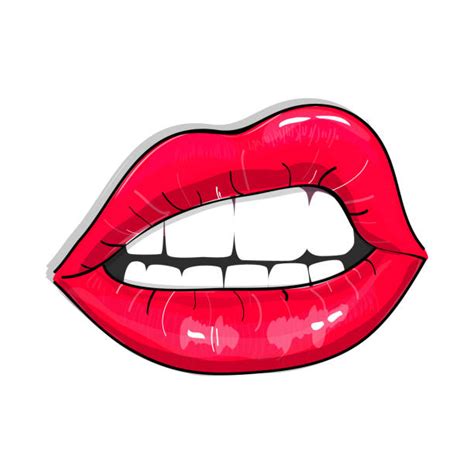 hot lips illustrations royalty free vector graphics