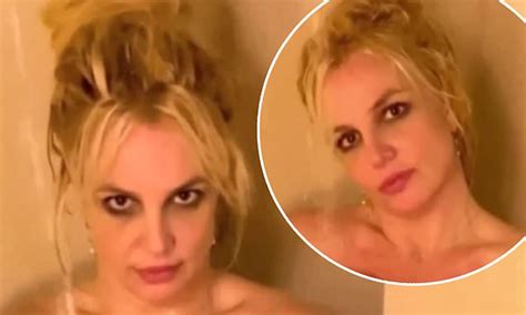 Britney Spears Shares Another Bizarre Topless Video As She Showers In
