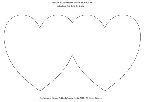 simply crafts heart shaped greeting card blank click  enlarge