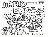 Coloring Mario Pages Characters Bros Popular sketch template