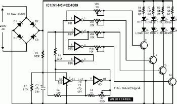 flashy christmas light electronic schematic diagram