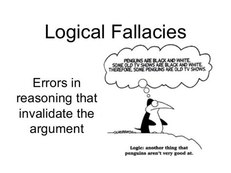 logical fallacy examples