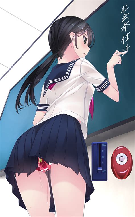 Murakami Suigun F Ism Original Highres 1girl Ass Bdsm Black Hair