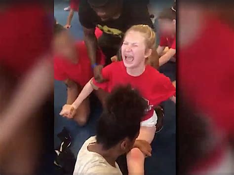 Video High School Cheerleaders Forced To Do Split Stretch Police