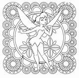 Coloring Pages Disney Tinkerbell Difficult Coloriage Mandala Hard Clochette Fée Teenagers Princess Printable Adulte Color Fairy Cinderella Getcolorings Dessin Choose sketch template