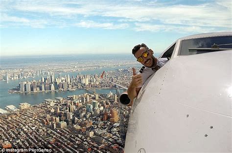 pilotganso s instagram selfies from outside mid flight daily mail online