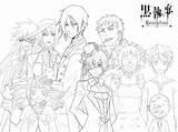 Coloring Anime Butler Pages Lineart Drawing Super Kuroshitsuji Clker Popular Large Deviantart シエル Google Jp sketch template