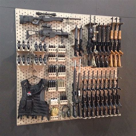 how to build a gun rack in a closet