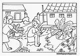 Coloring Pages Gardening Kids Popular sketch template