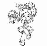Coloring Pages Shopkins Shoppies Dolls Shoppie Printable Cute Popcorn Girly Print Girl Color Doll Secretariat Sheets Happy Rainbow Colouring Getcolorings sketch template