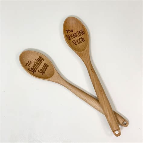 the spanking spoon large wooden spoon custom order t etsy