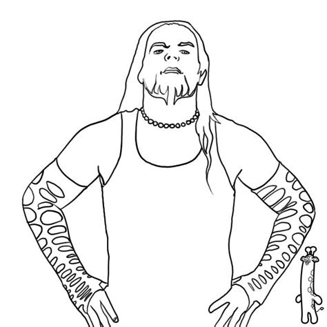 Jeff Hardy Coloring Pages