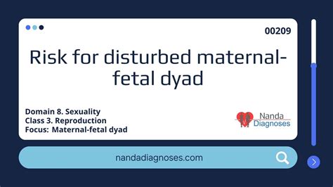 nursing diagnosis risk  disturbed maternal fetal dyad