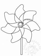 Pinwheel Pages Coloringpage sketch template