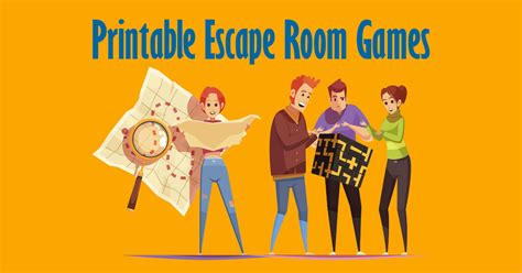 printable escapes print  play escape room games  home