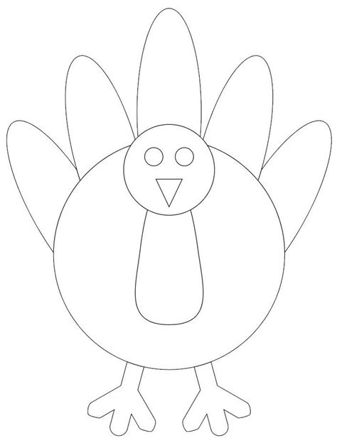 turkey drawing template  paintingvalleycom explore collection