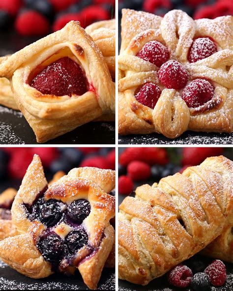 ways   incredibly beautiful desserts  puff pastry
