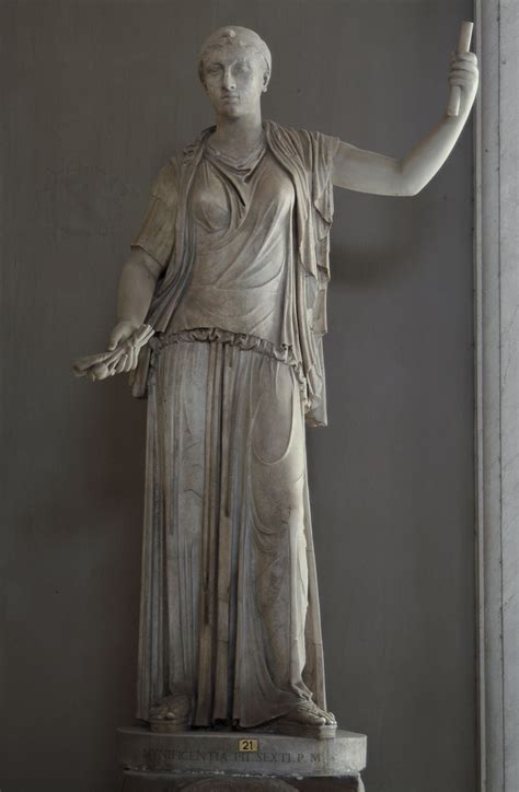 Statue Presumable Portraying Cleopatra Vii Rome Vatican
